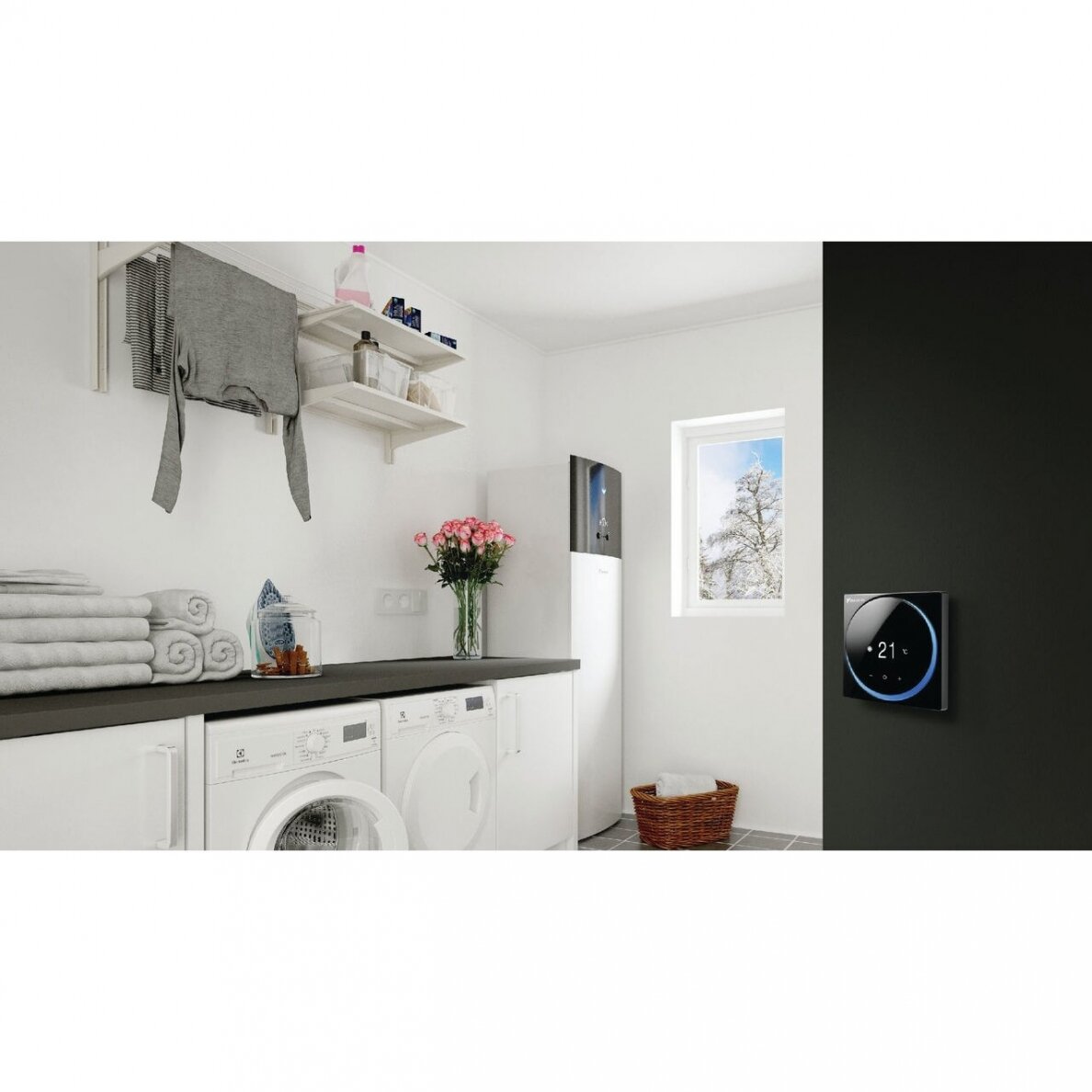 Daikin Madoka vadības pults apkures sistēmām BRC1HHDK melna 3