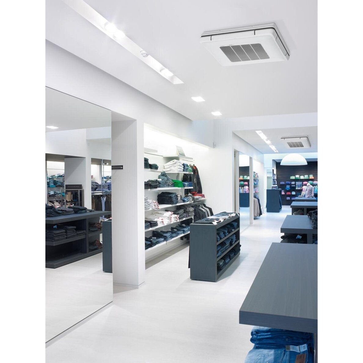 Daikin zemgriestu kasešu tipa gaisa kondicionieris FUA125A komplektā āra bloks RZAG125NY1 2