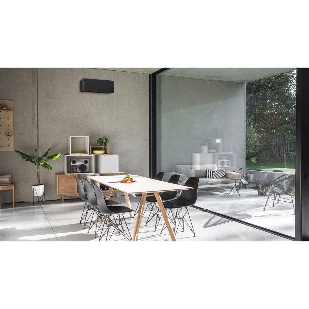 Daikin Stylish melns gaisa kondicionieris FTXA50CB komplektā āra bloks RXA50B8 6