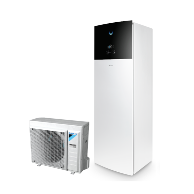 Daikin siltumsūknis  EHVX08S18E6V komplektā āra bloks ERGA08EVH7 ar dzesēšanu, jauda 9.37 kW