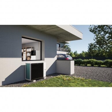 Daikin siltumsūknis EBBH16D6V komplektā āra bloks ERLA16DW17 jauda 15.96 kW 2