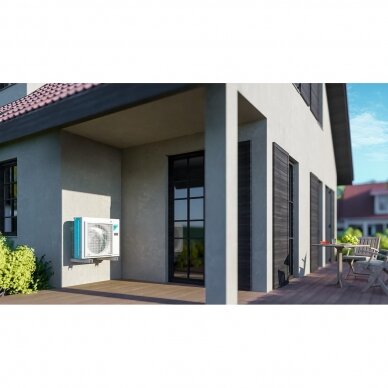 Daikin siltumsūknis EHVH08S23E9W komplektā āra bloks ERGA08EVH7 jauda 9.37 kW 2