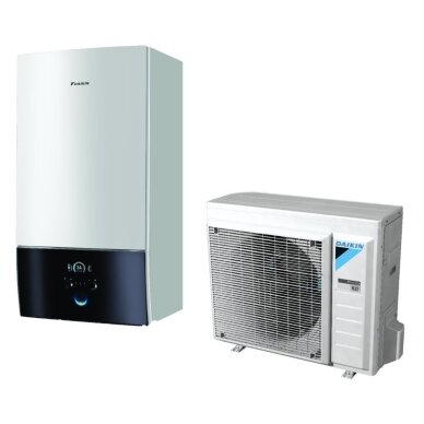 Daikin siltumsūknis EHBH08E9W komplektā āra bloks ERGA08EVH7 jauda 9.37 KW