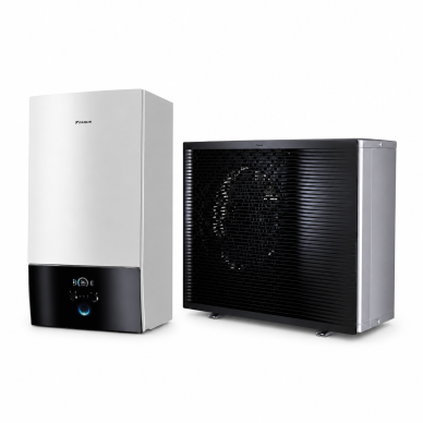 Daikin siltumsūknis ELBX12E6V komplektā āra bloks ERRA10EW1 ar dzesēšanu, jauda 9.25 kW Daikin siltumsūknis ELBX12E6V komplektā āra bloks ERRA10EW1 ar dzesēšanu, jauda 9.25 kW