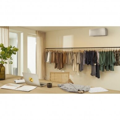 Daikin Stylish sudrabains gaisa kondicionieris FTXA35CS komplektā āra bloks RXA35A8 5