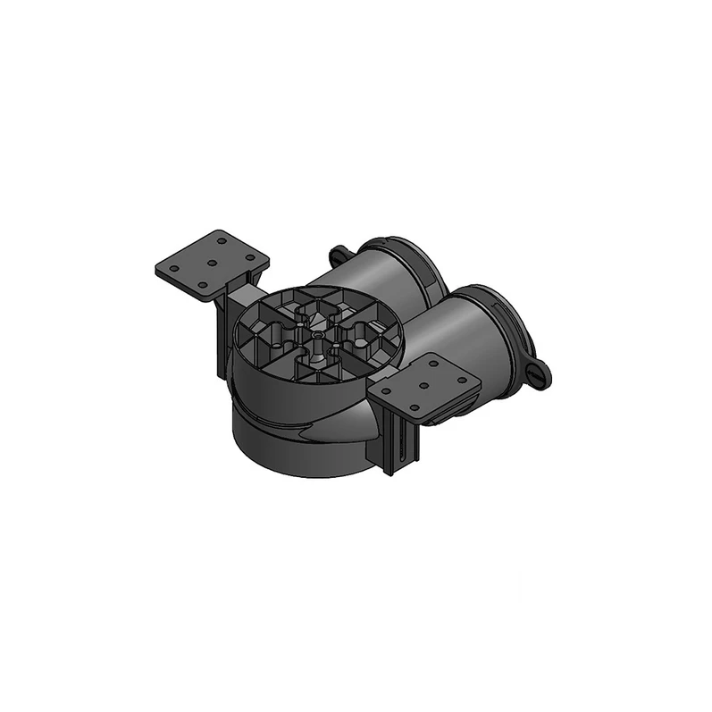 Difuzora pieslēguma kārba Komfovent AERO-PRO SLIM BOX 125-75×2 Difuzora pieslēguma kārba Komfovent AERO-PRO SLIM BOX 125-75×2
