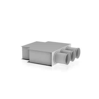Restes pieslēguma kārba Komfovent LONG-H-200×100-75×3 Restes pieslēguma kārba Komfovent LONG-H-200×100-75×3
