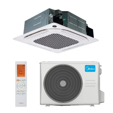 Midea gaisa kondicionieris MCA4U-12HRFNX-QRD1W(GA) komplektā āra bloks MOX230-12HFN8-QRD0W(GA) Midea gaisa kondicionieris MCA4U-12HRFNX-QRD1W(GA) komplektā āra bloks MOX230-12HFN8-QRD0W(GA)