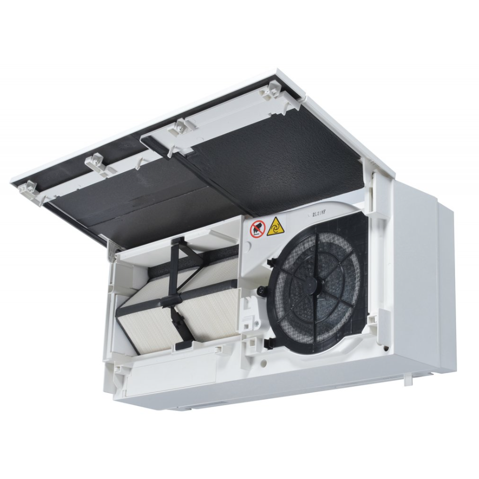 Mitsubishi Electric sienas tipa mini rekuperators VL-100EU5-E, komplektā vadības pults 3 Mitsubishi Electric sienas tipa mini rekuperators VL-100EU5-E, komplektā vadības pults 3